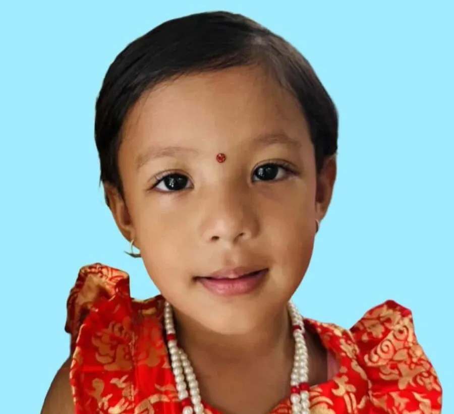 काठमाडौंमा नयाँ जीवित देवी कुमारी: आर्यतारा शाक्यलाई प्रतिष्ठित गरिँदै