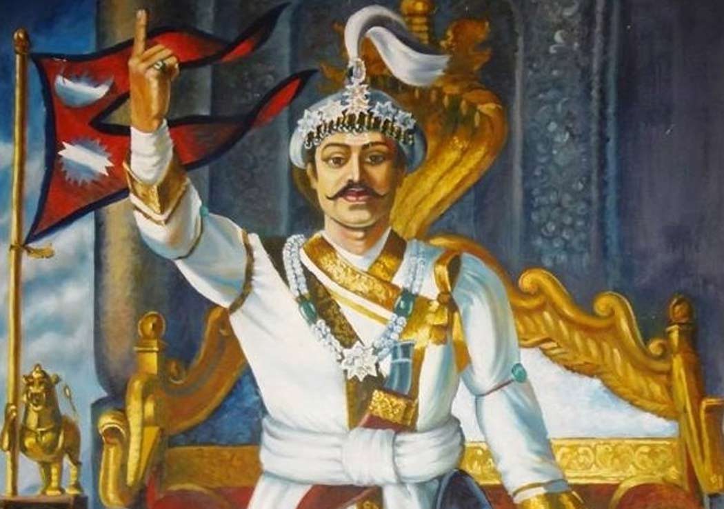 The most cursed king is Prithvi Narayan Shah.
