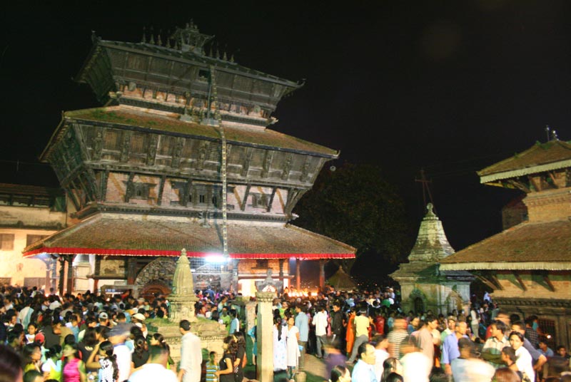 Baghbhairav ​​Jatra is going on in Kirtipur today