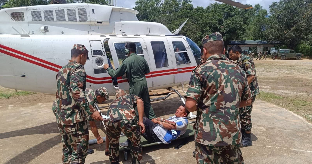 भोटेकोशी बाढी : १६५ शव फेला, ८२६ सम्पर्कविहीन, २३९ को उद्धार