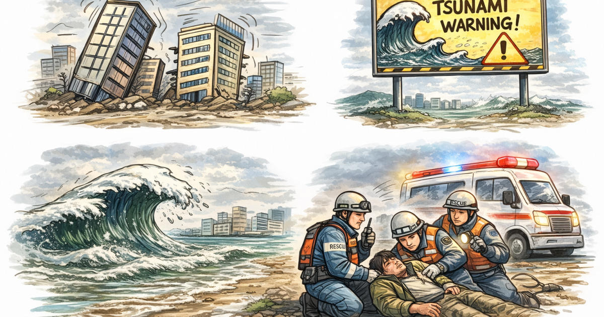 जापानको उत्तरी क्षेत्रमा ७.५ म्याग्निच्युडको शक्तिशाली भूकम्प, टोकियोसम्म धक्का महसुस; सुनामी चेतावनी जारी