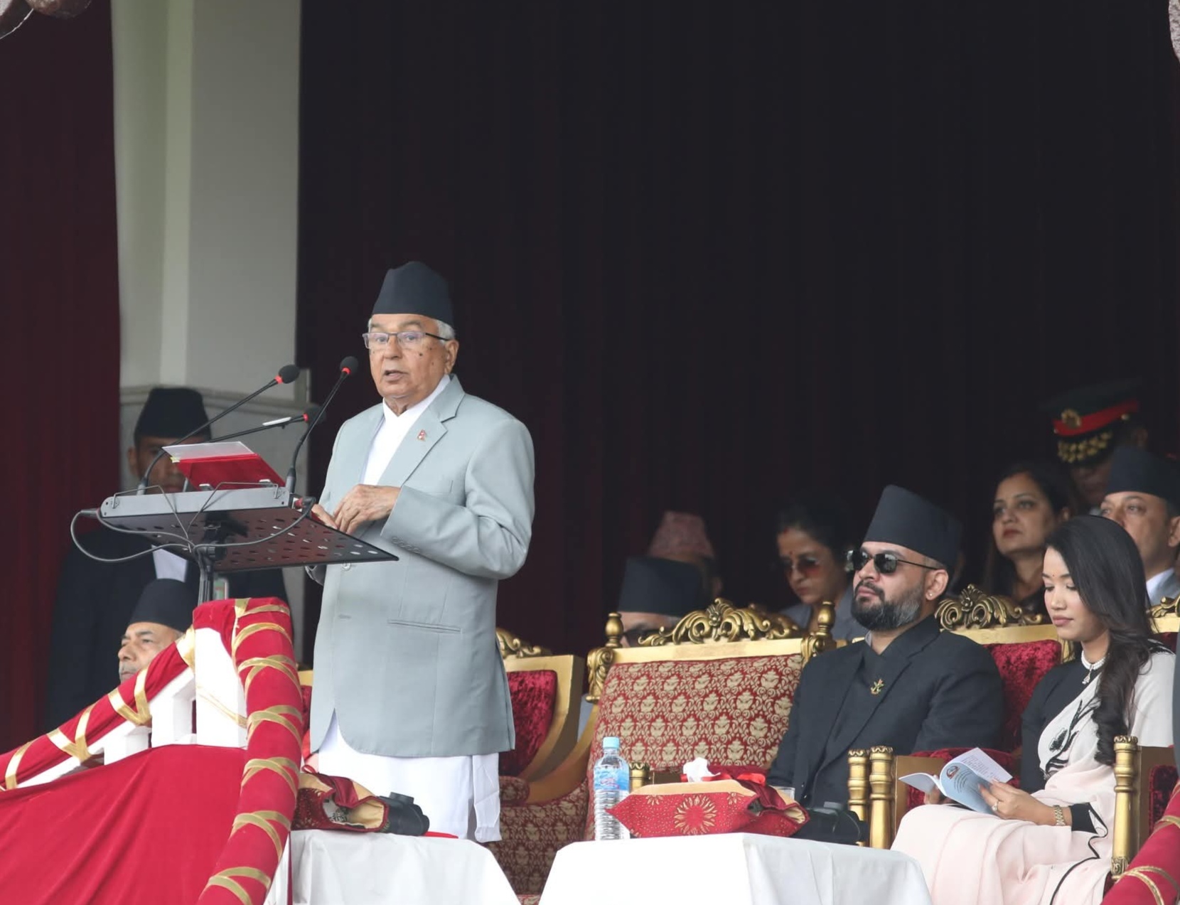 १९ आैं गणतन्त्र दिवसमा राष्ट्रपतिको पहिलो सम्बोधन