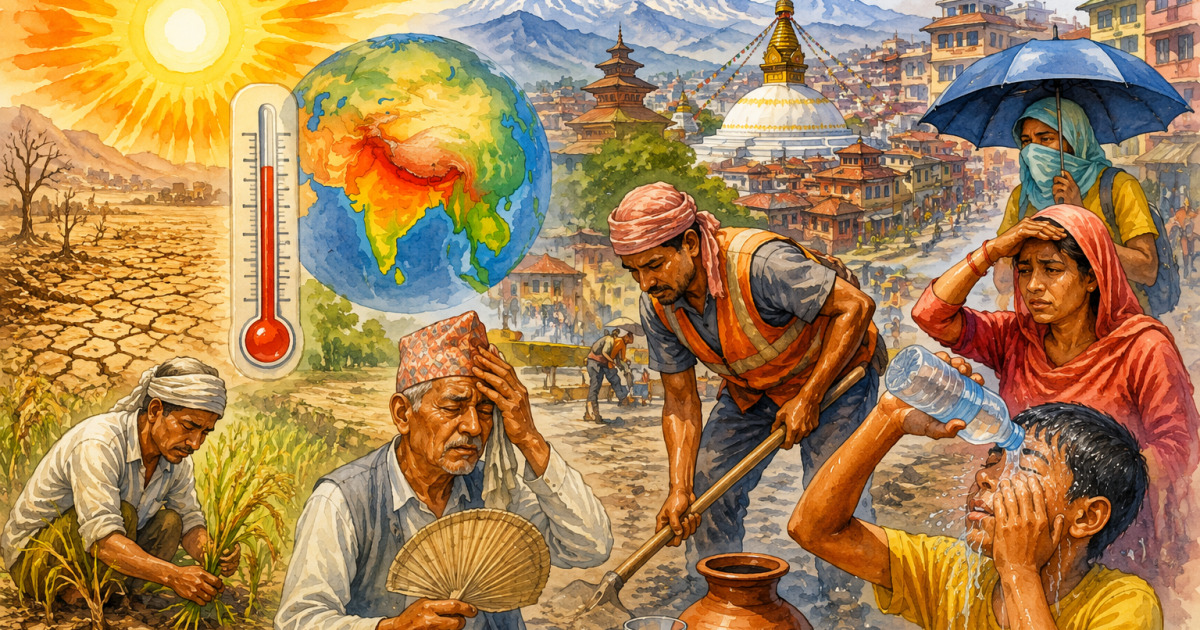 ‘हिट एक्शन डे’ आज: दक्षिण एशियामा बढ्दो गर्मीको संकट, नेपाल पनि उच्च जोखिममा