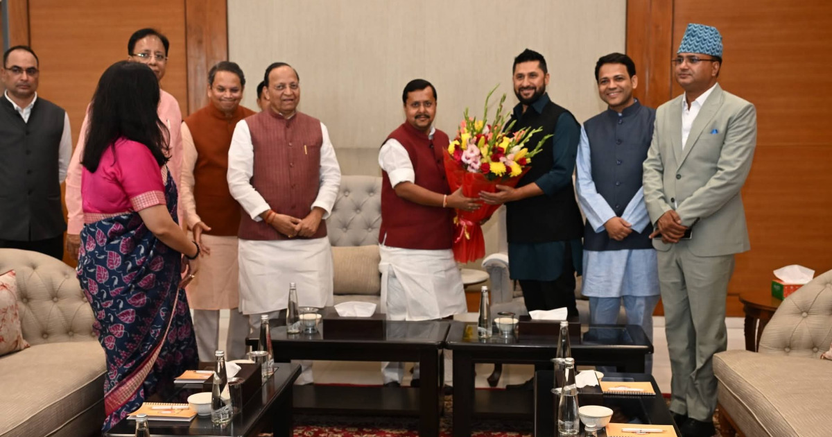 रास्वपाका सभापति रवि लामिछानेद्वारा भाजपाको शीर्ष नेतृत्वसँग भेटवार्ता